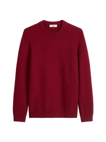 Marc O'Polo DENIM Woll Pullover relaxed in Deep Burgundy