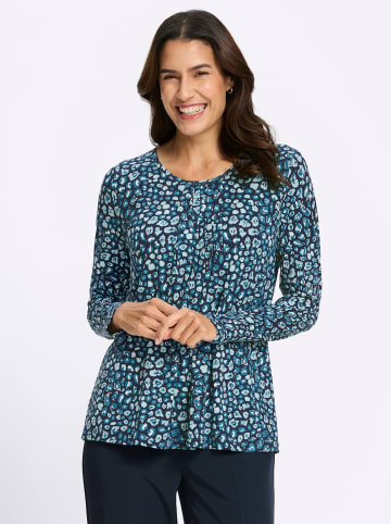 WITT WEIDEN Tunikashirt in marine-topas-bedruckt