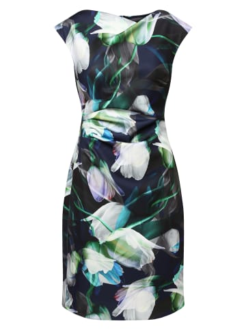 SWING Abendkleid in marine grün - 0001