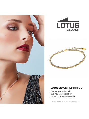 LOTUS silver Armband Silber 925 Sterling Silber ca. 16cm