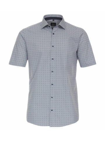Venti Kurzarm Business Hemd für Herren in blau
