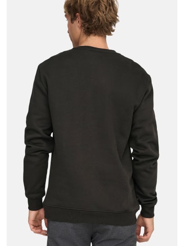 ONLY & SONS Sweatshirt Connor in Dunkelblau / braun