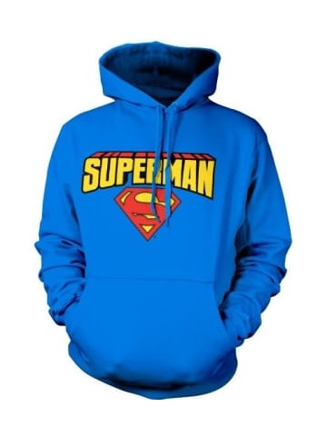 Superman Hoodie in Blau