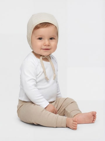 TupTam Unisex Baby Erstlingsmütze zum Binden 2er Pack in beige