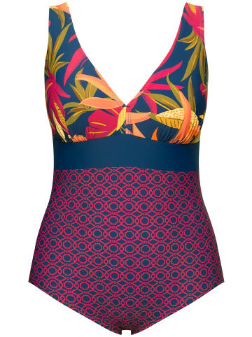 Ulla Popken Badeanzug in marine