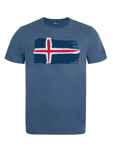 Westfjord T-Shirt "Hekla" in Französisch Blau