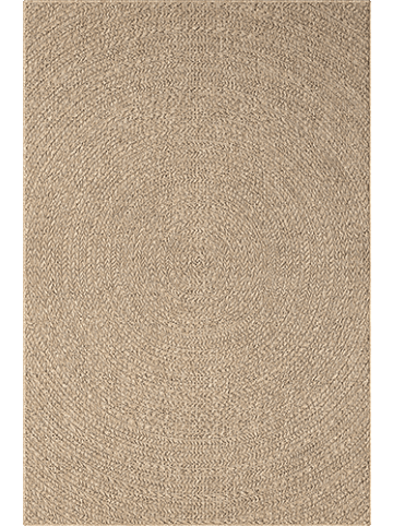 the carpet Juteteppich Kansas E in Natur