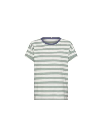 Camel Active T-Shirt in jade- milk white