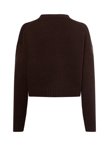 Marie Lund Strickjacke in schoko - 0002