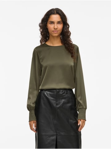 Vila Oberteil mit langen Ärmeln in Dusty Olive