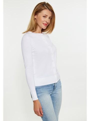 usha BLUE LABEL Damen Cardigan in WEISS