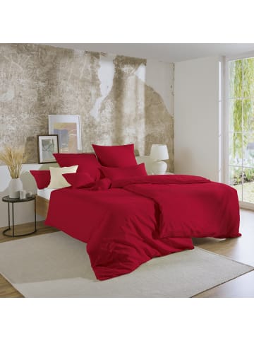 Erwin Müller Seersucker Kuschelkissenbezug Wertingen in rot