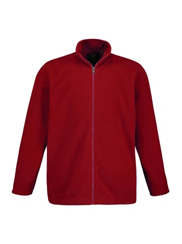 JP1880 Fleecejacke in purpurrot