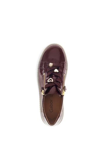Gabor Freizeit Schnürer für Damen in bordeaux