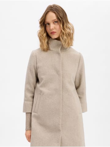 Zero Mantel in beige
