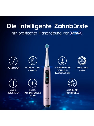 Oral-B Elektrische Zahnbürste "iO Series 9 + Lade-Reiseetui" in Rose