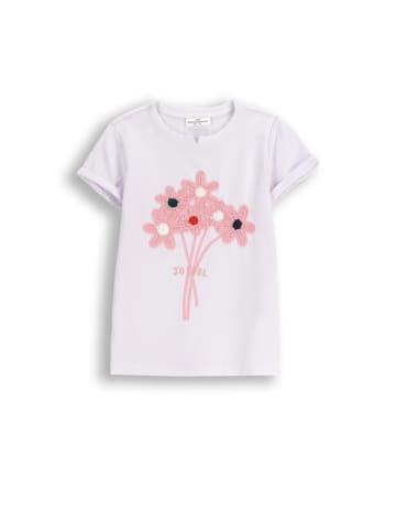 Coccodrillo T-Shirt mit kurzen Ärmeln in weiß