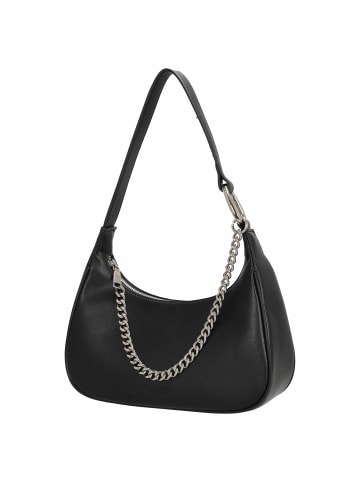 Seidenfelt Naantali - Schultertasche 24 cm (black) in schwarz