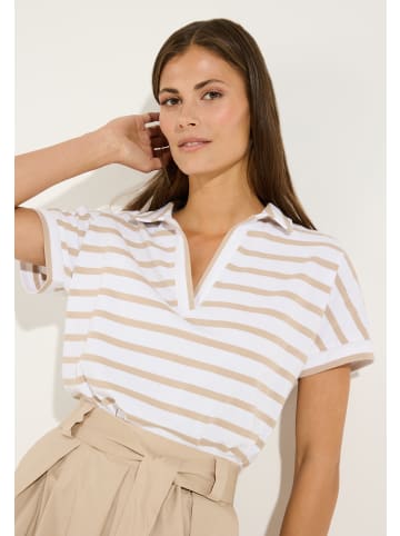 More & More Shirt in weiß melange - 0001