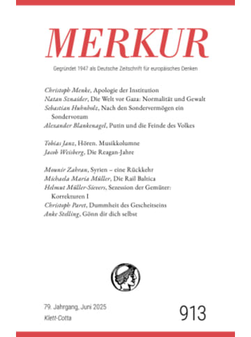 Klett-Cotta Buch - MERKUR 6/2025, Jg.79