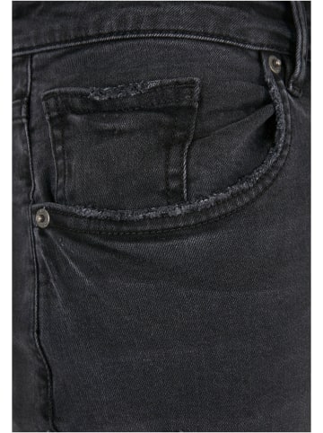 Urban Classics Urban Classics Herren Distressed Stretch Denim Pants in black destroyed washed
