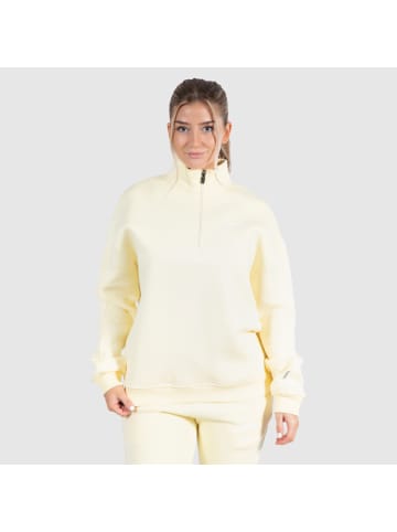 SMILODOX Half Zip Sweatshirt Teresita in Gelb