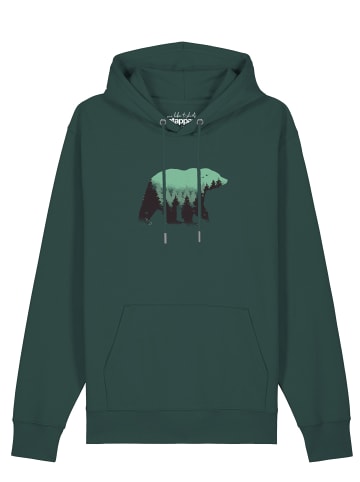 wat? Apparel Sweatshirt Waldbär in Glazed Green