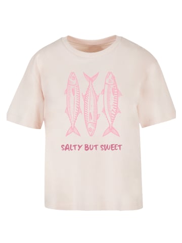 F4NT4STIC Ladies Everyday Tee Salty But Sweet Summer in pink