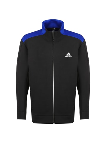 Adidas Sportswear Sweatjacke Z.N.E. in schwarz / blau