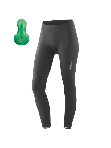 Gonso Radhose Sitivo Tight Green in Schwarz