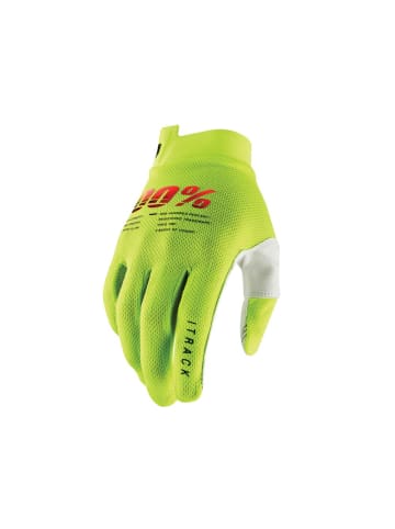 100Prozent 100% iTrack Youth Gloves, fluo
