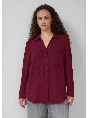 QS Bluse in 3900_bordeaux