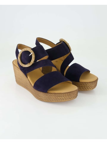 Gabor Plateau Sandalen in Blau