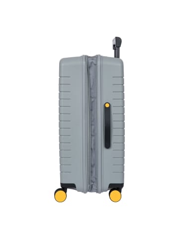 BRIC`s B|Y Ulisse 4 Rollen Trolley 71 cm mit Dehnfalte grey