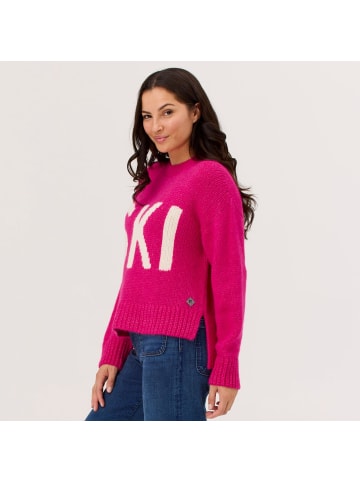 Krimson Klover Alpaka-Strickpullover Ski Sweater in magenta