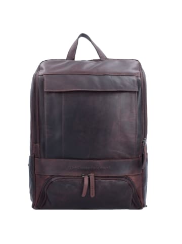 The Chesterfield Brand Wax Pull Up Rucksack Leder 45 cm Laptopfach in brown