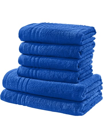 REDBEST Frottier Frottier-Set uni 6-tlg. New York in royalblau