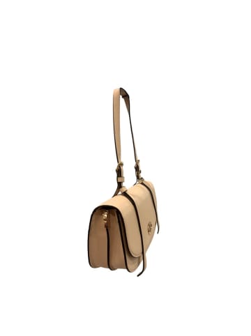 Twinset Beige Gelb PU Damen Umhänge-