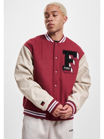 FUBU FUBU in dark red/creme/black