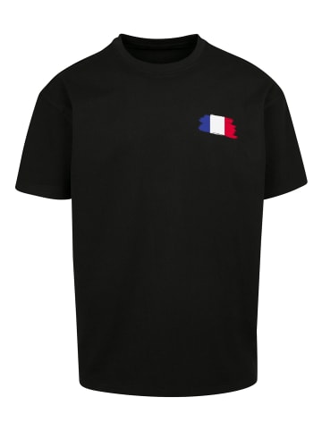 F4NT4STIC Heavy Oversize T-Shirt France Frankreich Flagge Fahne in schwarz