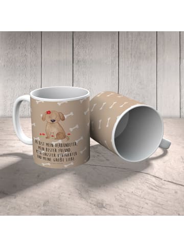 Mr. & Mrs. Panda Kindertasse Hund Dame mit Spruch in Hundeglück