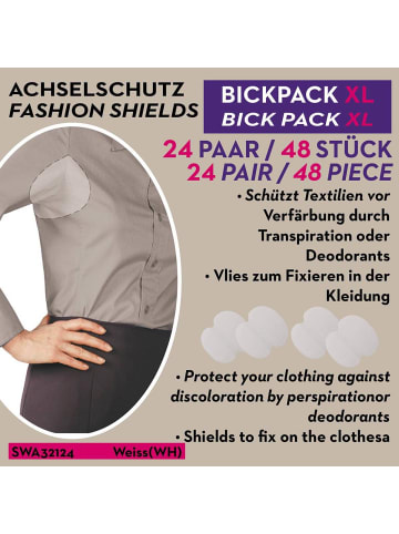 Skin Wrap Achselschutz in Weiß - 24 Paar (48 Stück)