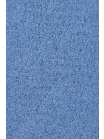Faera Schal in Dreiecksform mit bunter Zierstichkante in Blau