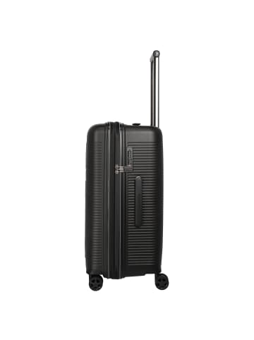 travelite Roomer 4 Rollen Kofferset 2-teilig schwarz