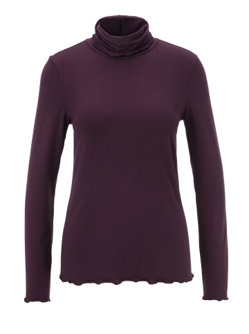 Aniston CASUAL Rollkragenshirt in bordeaux