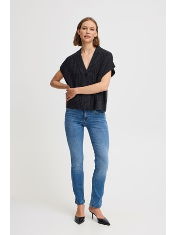 b. young BYOTINKA WAISTCOAT - KNIT Boxy fit in Black