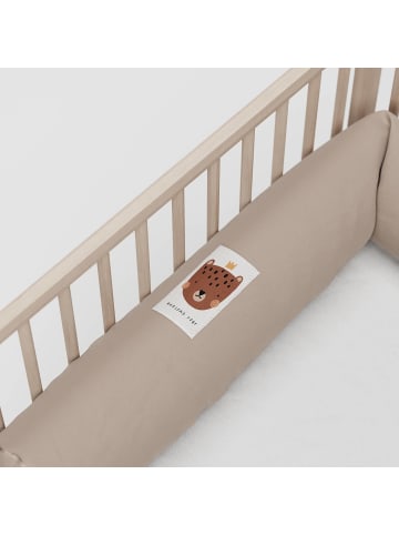 Sämann Sämann Nestchenschlange Cozy "Cute Tiger Simply Taupe" 190 cm Bettschlange