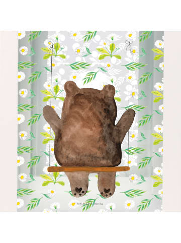 Mr. & Mrs. Panda Windlicht Outdoor Bär Schaukel ohne Spruch in Transparent