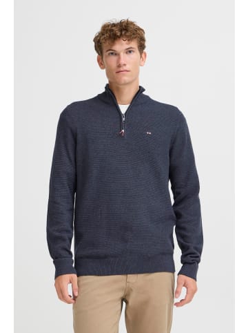 FQ1924 Troyer FQGRANBY STRUCTURE HALFZIP in Blau