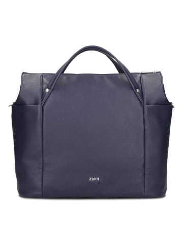 Zwei Pia Shopper Tasche 42 cm Laptopfach in blue